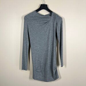 Brunello Cucinelli Italian Cashmere Long Sweater • Heather Gray • Fits Like M